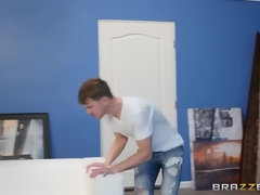 舐める尻, デカパイ, 黒人, フェラチオ, チン, 顔射, オナニー, コキ