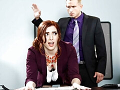 Большая жопа, Большой член, Натуральные сиськи, В офисе, Рыжие, Короткая стрижка, Молоденькие, Сиськи