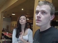 フェラチオ, 彼氏, チェコ, チン, 彼女, ハメ撮り, ガリガリ, ティーン