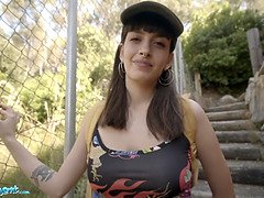 Leie, Hardcore, Hd, Im freien, Öffentlich, Realität, Tätowierung, Jungendliche (18+)