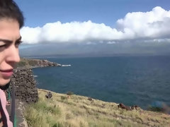 Пляж, Минет, Брюнетки, Подружка, От первого лица, Тощие, Сиськи, Вибратор