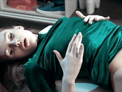 Verrückt, Hd, Lesbisch, Lingerie, Strumpfhose, Rotschopf, Strapon, Spielzeuge