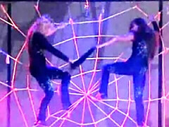 デカパイ, 黒人, ブロンド, 古典, ダンス, ハンガリー人, 公共, ストリップ