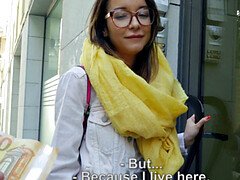 フェラチオ, 茶髪の, 眼鏡, 乳首, パンティ, ピアス, ハメ撮り, オマンコ