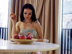 18 años, Chica, Tetas grandes, Pajear, Lesbiana, Lamidas, Coño, Tetas