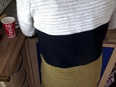 Amateur, Britannique, En gros plan de très près, Poilue, Mature, Maman, Chatte, Belle mère