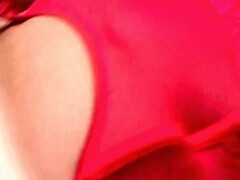 デカ尻, フェラチオ, 茶髪の, イく瞬間, チン, 下着