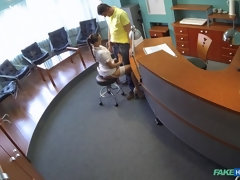 Amateur, Sucer une bite, Médecin, Doigter, Infirmière, Bureau, Chatte, Uniforme