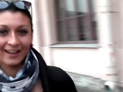 超カワイイ, アナル, フェラチオ, 茶髪の, 顔射, 公共, フェラする, 三人