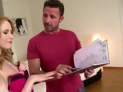 デカチン, ブロンド, イマラチオ, 顔射, オナニー, 剃毛, ストッキング, 三人