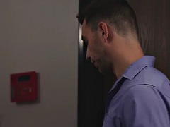 In den arsch, Grosser schwanz, Blasen, Schwul, Hardcore, Masturbation, Büro