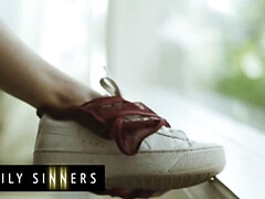 Rubia, Mamada, Estilo perrito, Familia, Lamidas, Coño, Tetas