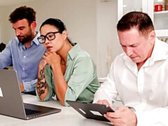 Aziatisch, Grote lul, Grote mammen, Pijpbeurt, Bruinharig, Hondjeshouding, Dubbele penetratie, Moeder die ik wil neuken