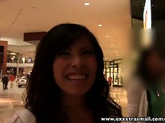 Exxxtrasmall wonderful small latina sucks fucks huge dong