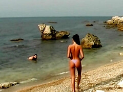 Anal, Plage, Sucer une bite, Brunette brune, Tir de sperme, Poilue, Branlette thaïlandaise, Hard