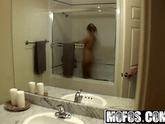 Blond, Pijpbeurt, Hd, Douche