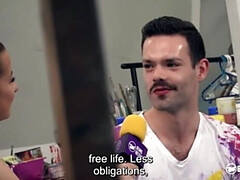 Leie, Grosse titten, Braunhaarige, Deutsch, Hd, Tätowierung