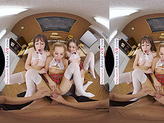 アメリカ人, 茶髪の, フォアサム, オーガズム, 小柄, ストッキング, タトゥー, ユニフォーム