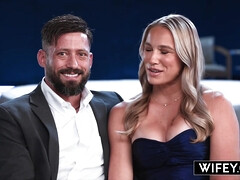 Blonde, Sucer une bite, Queue, Hard, Interracial, Léchez, Chatte, Plan cul à trois