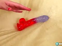 デカパイ, 茶髪の, Hd, オナニー, 一人, おもちゃ