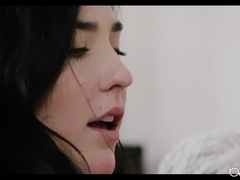 浴室, ブロンド, カップル, オナニー, 小柄, ショートヘア, タトゥー, 濡れ