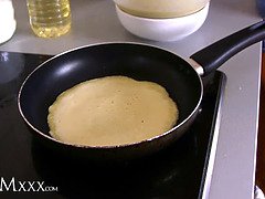 ブロンド, 指いじり, なめる, 母, オーガズム, オマンコ, ティーン, オッパイの