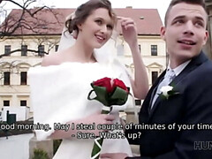 Amateur, Novia, Pareja, Cornudo, Dinero, Adolescente, Boda, Esposa