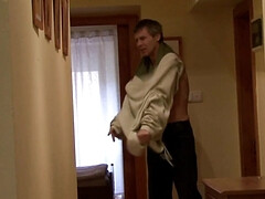 茶髪の, 浮気者, チェコ, なめる, オマンコ, 現実, ティーン, オッパイの