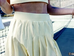 Lul, Vrouw, Masturbatie, Natuurlijke tieten, Klein, Kut duiken, Strak, Nat