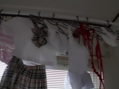 Beautiful Japanese whore in fetish porn video