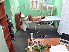 Amateur, Chica, Médico, Europeo