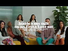 Hinter den kulissen, Grosser arsch, Grosse titten, Blondine, Braunhaarige, Paar, Hd