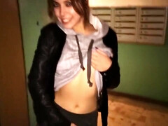 Enthousiasteling, Grote kont, Stel, Hd, Orgasme, Buiten, Russisch, Tiener