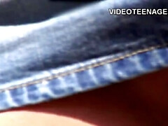 teen upksirt with no panties