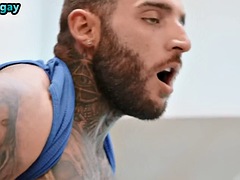 Anal, Verga grande, Mamada, Gay, Masturbación, Chupando, Tatuaje