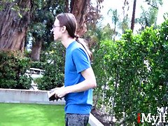 デカ尻, デカパイ, ブロンド, フェラチオ, 巨乳な, 淫乱熟女, 母, ストッキング