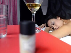 Brunette brune, Hd, Fille latino, Massage, Tatouage