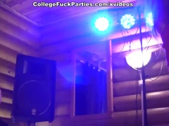 Student girls go wild at a sex party