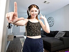 18 jahre, Arsch, Blasen, Hundestellung, Natürlichen titten, Pov, Dürr, Titten