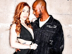 Redhead lady Nala Brooks gets her white hole fucked by a big black dick