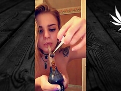 Enthousiasteling, Grote kont, Grote mammen, Blond, Compilatie, Masturbatie, Alleen