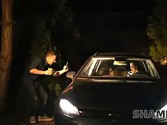 Grosse titten, Braunhaarige, Geschnappt, Betrug, Hd, Reif, Milf, Ehefrau