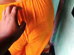 Amateur, Collège université, Couple, Indienne, Domestique