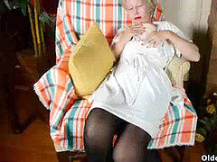 Maduro, Nylon, Bragas, Pantaletas, Pequeña, Medias largas