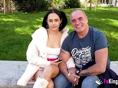 Petite Amazing Colombian Valen Pink Introduces Us To Her 55 Years Old Friend!