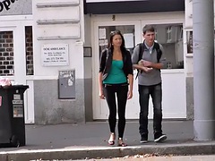 hunt4k. man pays attractive tourist money for quickie at his place