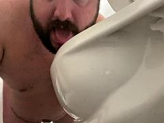 Enthousiasteling, Bondage discipline sadomasochisme, Grote lul, Likken, Masturbatie, Openbaar, Alleen, Zuigen