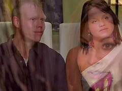 素人, 美女, カップル, グループ, プール, 現実, ソフトコア, スインガー