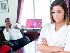 Schwarz, Blondine, Blasen, Behaart, Handjob, Interrassisch, Massage, Titten