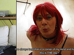 Alexandra's first bukkake - part 1